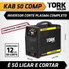 INVERSOR PLASMA 50 AMPERES PLASMA C/ COMPRESSOR EMBU