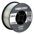 Arame Solda Mig Inox 308l Uso Com G&aacute;s 0.8mm Rolo De 1kg Tork Cor Cinza